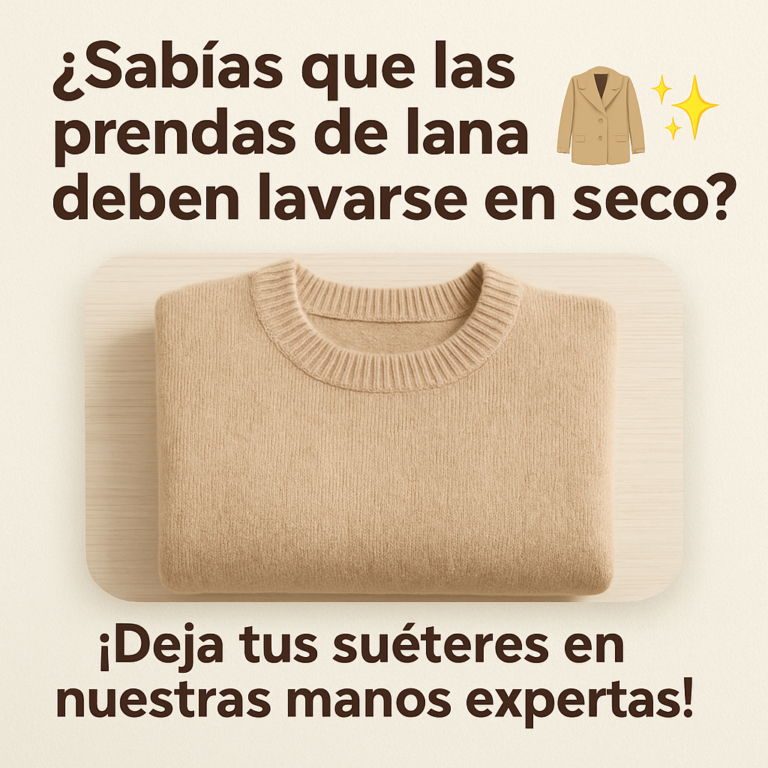 Evita que tus suéteres favoritos se encojan. Aprende por qué el lavado en seco es la mejor opción y confía tus prendas a nuestros expertos.