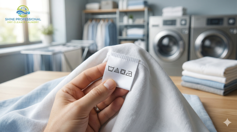 ¿Confundido con las etiquetas de tu ropa? Descubre qué significan los símbolos de lavado y evita arruinar tus prendas favoritas. ¡Consejos de expertos de Shine Professional!